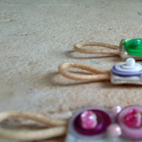 3 Fun Bracelets - Pinks/Blues/Greens - NEW - Picture 6 of 6